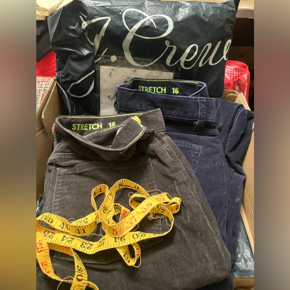 JCrew Boys Crewcuts Corduroy Straight Leg Pant w Stretch LOT (5) Sz. 16